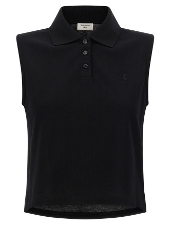 'Cassandre' embroidered polo shirt