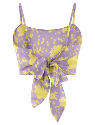 Вечерний топ CATALINA Floral crop top (S26CAT7700LILLA) #