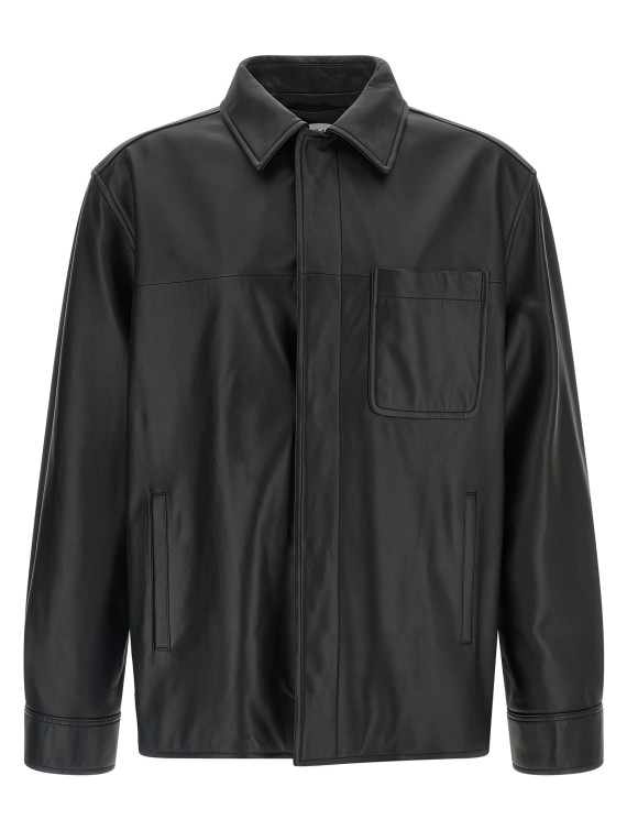 Кожаная куртка LOEWE Nappa leather overshirt (H526Y31L521100) #1