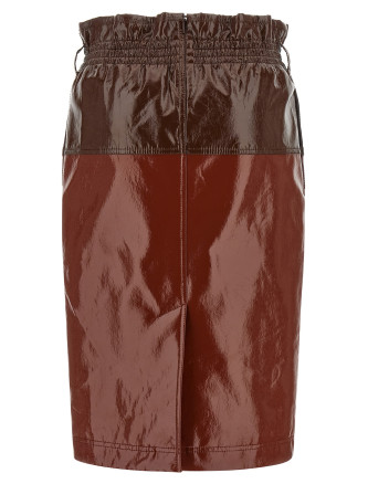 Миди SAINT LAURENT 'Paper-Bag' (851065Y7J672309) #