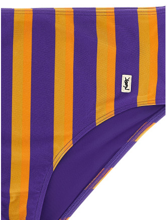 Пляжная одежда SAINT LAURENT Striped bikini briefs (859366Y38CZ5571) #