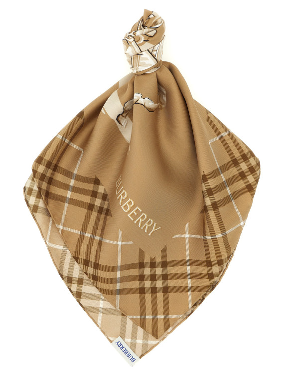 Шарф, платок BURBERRY 'Horseman' (8125815FINCHBEIGE) #1