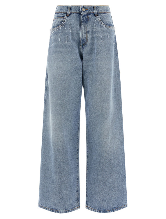 Джинсы GIUSEPPE DI MORABITO Crystal jeans (06PSDNP049R1640780) #1