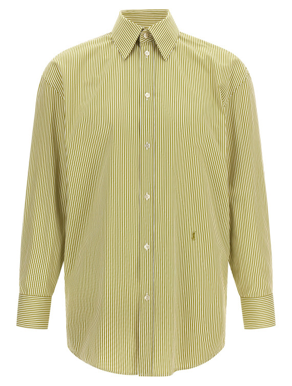Рубашка, блузка SAINT LAURENT Striped shirt (865483Y260D3302) #1
