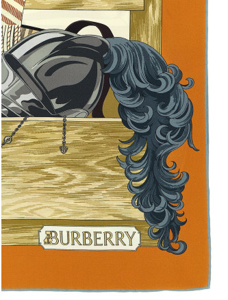 Шарф, платок BURBERRY 'Wardrobe' (8125643PUMPKINORANGE) #