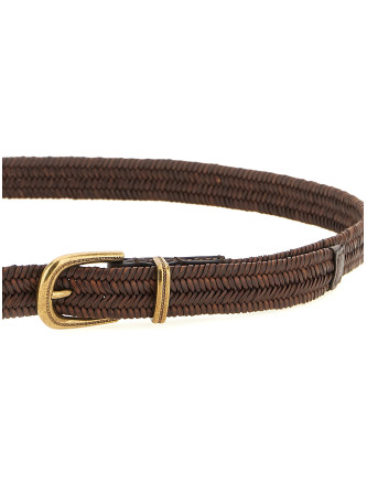 Ремень BRUNELLO CUCINELLI Jewel buckle belt (M0NAPC228CMIEL) #