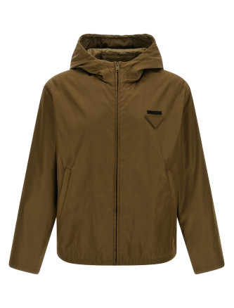 Повседневная куртка PRADA Re-Nylon anorak