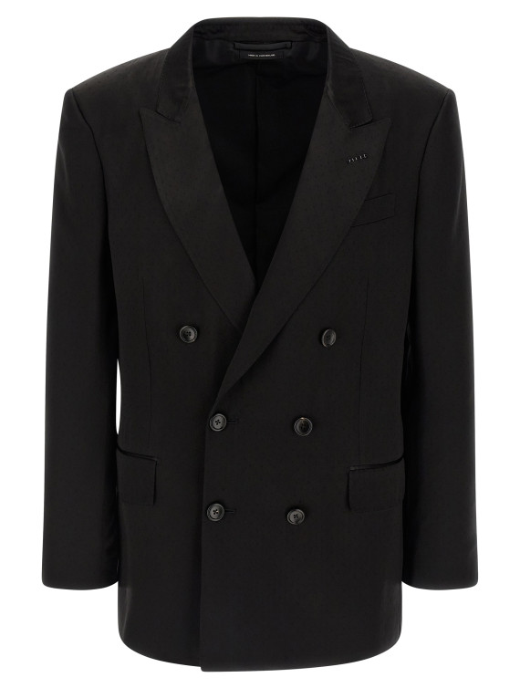 Блейзер TOM FORD Tone-on-tone polka dot blazer (JLNP02SVP04NAA) #1