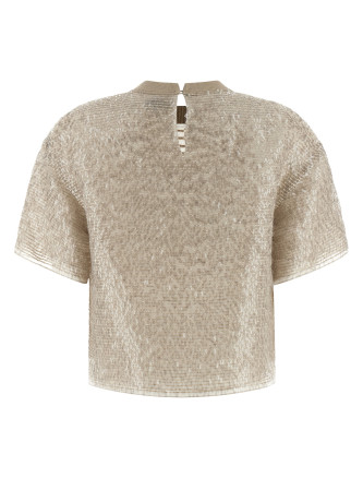 Футболка BRUNELLO CUCINELLI 'Dazzling Cascade Embroidery' (MF940HW300C4274) #