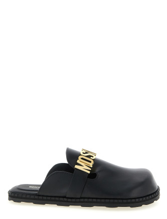Сабо MOSCHINO Leather sabots