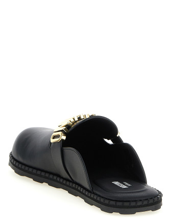 Сабо MOSCHINO Leather sabots (MB10162G0OGA0000) #