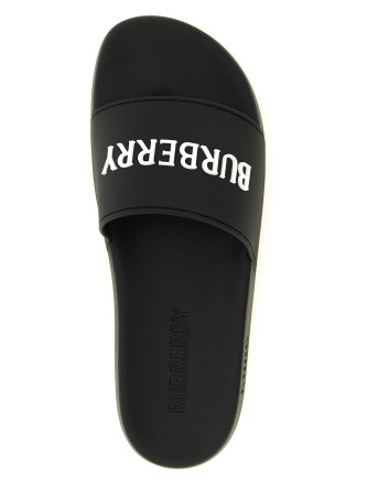 'Furley' slides (8123601BLACKWHITE) #