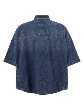 Рубашка, блузка BRUNELLO CUCINELLI 'Shiny Pockets' (MH192RB526C9031) #