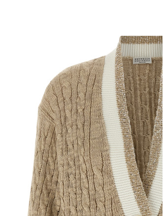 Свитер, кардиган BRUNELLO CUCINELLI Braided cardigan (MWA576306CGG15) #