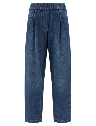 Джинсы BRUNELLO CUCINELLI Pull-up jeans