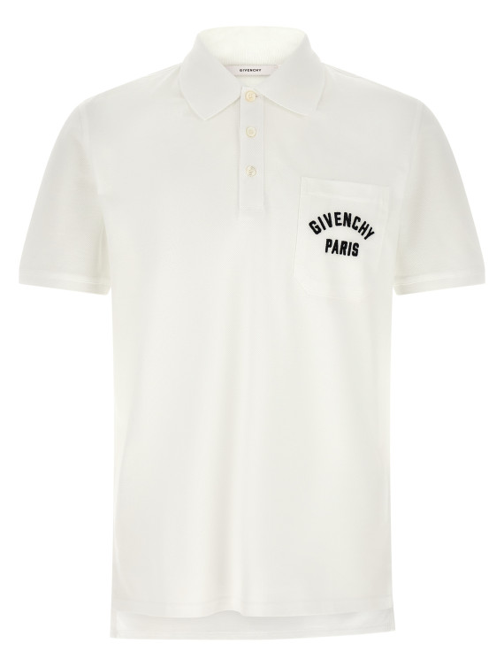Поло GIVENCHY Pocket embroidery polo shirt (BML00T3YSD100) #1
