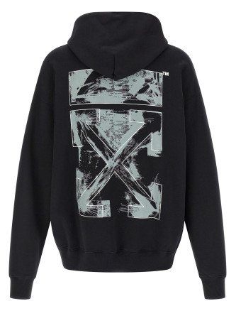 Толстовка OFF-WHITE 'Paint Arrow Skate' (OMBB085S26FLE00K00010001) #