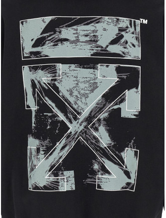 Толстовка OFF-WHITE 'Paint Arrow Skate' (OMBB085S26FLE00K00010001) #