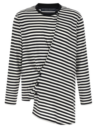 Свитер, кардиган YOHJI YAMAMOTO 'Paneled' (HKT56074WHTXBLK1) #