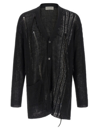 Свитер, кардиган YOHJI YAMAMOTO Lace up cardigan