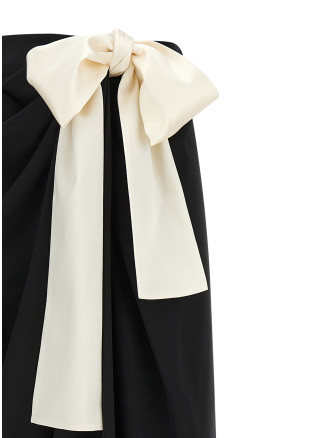 Мини SAINT LAURENT Silk skirt (858255Y720W1000) #