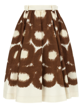 Миди PRADA Canvas skirt