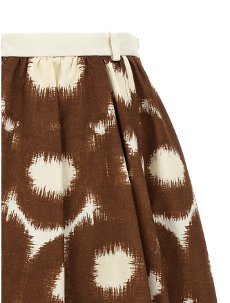 Миди PRADA Canvas skirt (P137WGSOOO187QF0005) #