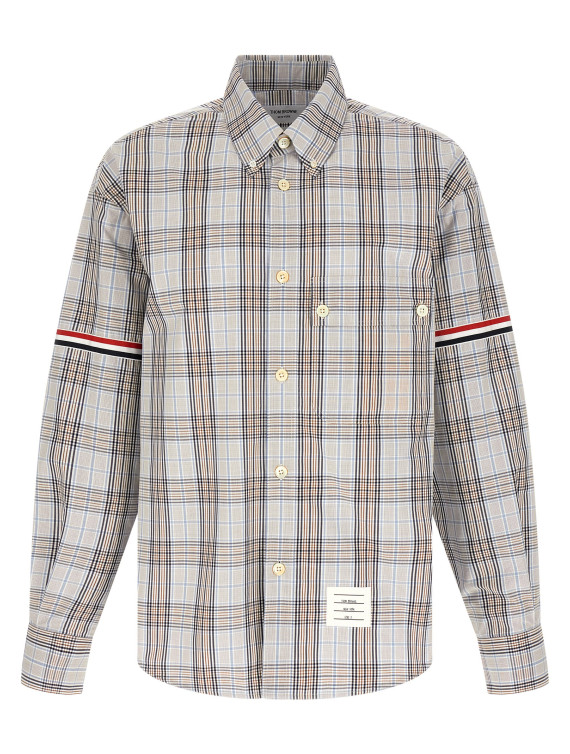 Рубашка, блузка THOM BROWNE ' Oversized RWB' (MWL430OF1098996) #1