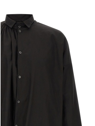 Рубашка, блузка YOHJI YAMAMOTO 'Collar Gather Double B' (HKB30054BLACK2) #