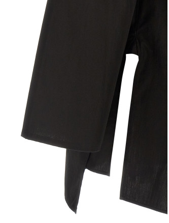 Рубашка, блузка YOHJI YAMAMOTO 'Collar Gather Double B' (HKB30054BLACK2) #