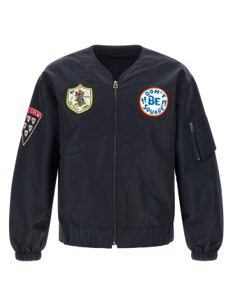 Куртка-бомбер KENZO 'Badges Collarless'