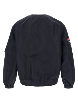 'Badges Collarless' bomber jacket (FG55BL1269NL76) #