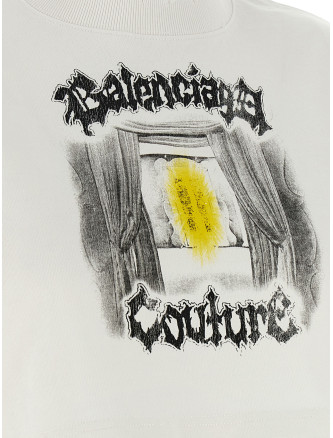 Футболка BALENCIAGA Cropped T-shirt (871735TUVD49000) #