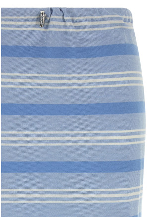 Миди PRADA Striped piqué skirt (31147SOOO188QF0076) #