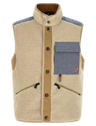Жилет MONCLER GRENOBLE Teddy & Chambray vest