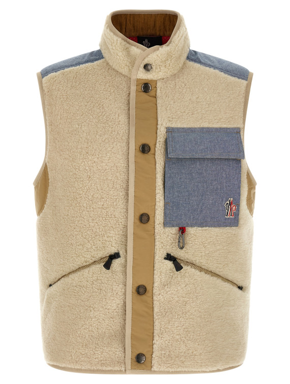 Жилет MONCLER GRENOBLE Teddy & Chambray vest (L10978G0000689AGK20N) #1