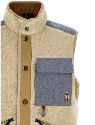 Жилет MONCLER GRENOBLE Teddy & Chambray vest (L10978G0000689AGK20N) #