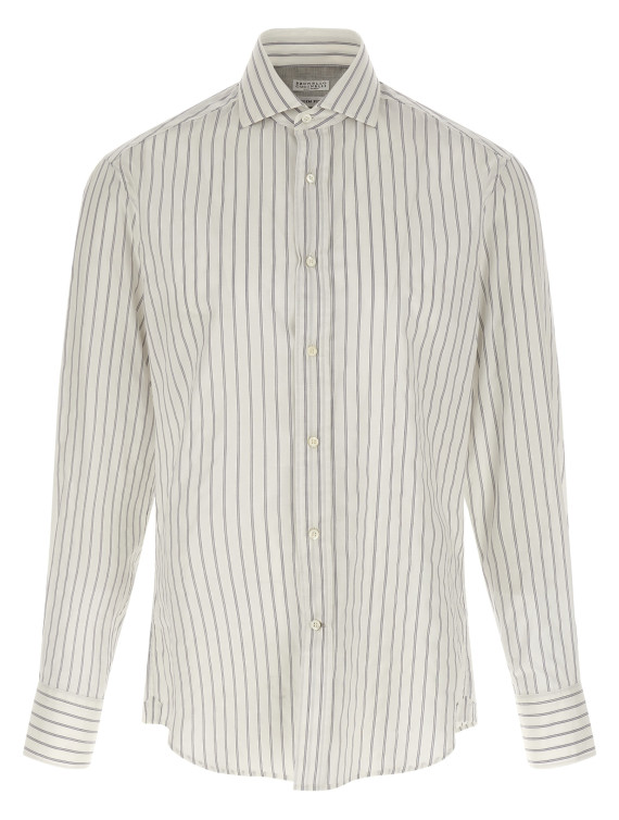 Рубашка, блузка BRUNELLO CUCINELLI Striped shirt (MM6361718C016) #1