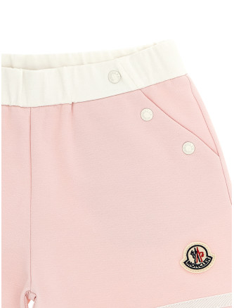 Бермуды, шорты MONCLER ENFANT Cotton viscose bermuda shorts (L19518H0000689B9Y505) #