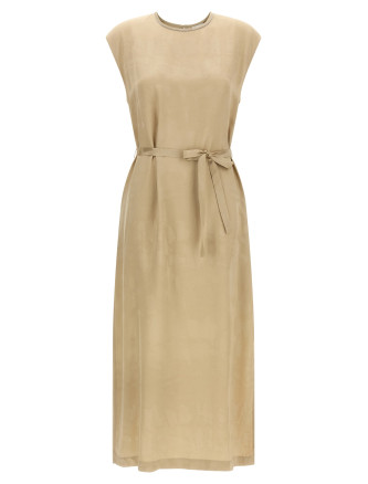 Миди PESERICO Fluid viscose dress