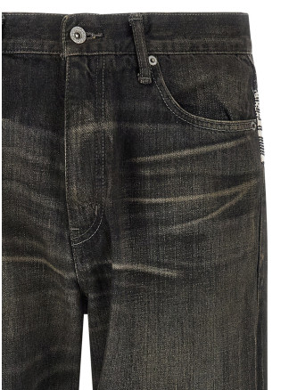 Джинсы YOHJI YAMAMOTO 'Savege denim' (HKP94065BLACK) #