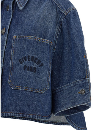 Рубашка, блузка GIVENCHY Denim shirt (BW61J7517B420) #
