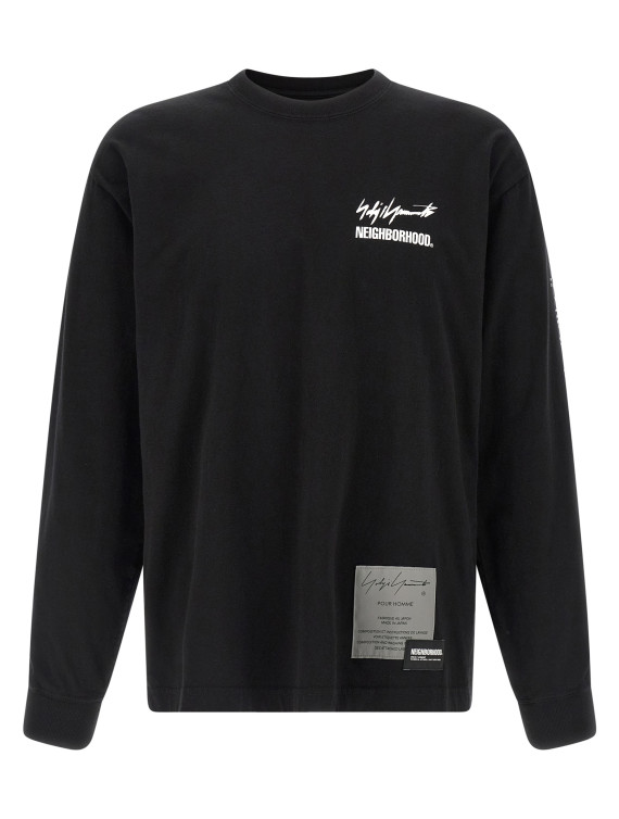 Yohji Yamamoto × NH 'LS TEE' T-shirt (HKT98998BLACK2) #1