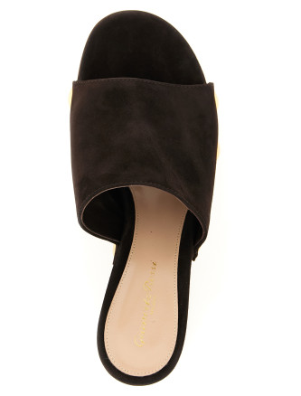 Обувь на платформе GIANVITO ROSSI 'Ardéa' (G1020160LEGCAMMOKA) #