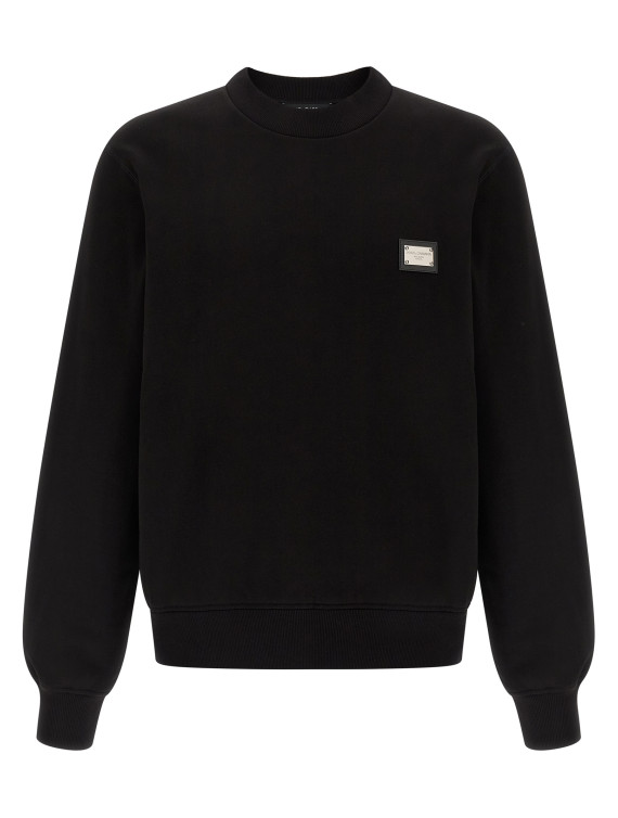 Толстовка DOLCE & GABBANA Logo plate sweatshirt (G9ABJTG7P1CN0000) #1