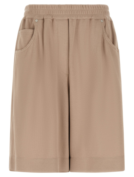 Бермуды, шорты BRUNELLO CUCINELLI Cotton shorts (MG927P9205C9272) #1