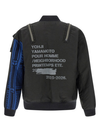 Куртка-бомбер YOHJI YAMAMOTO 'A-1 Deck' (HKY92059BLACK) #