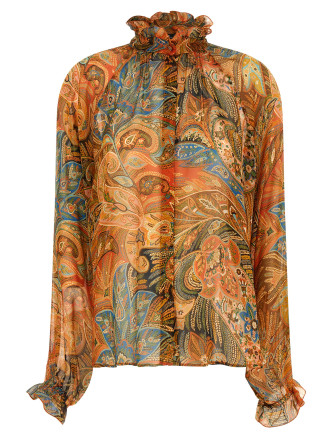 Рубашка, блузка ETRO Chiffon shirt