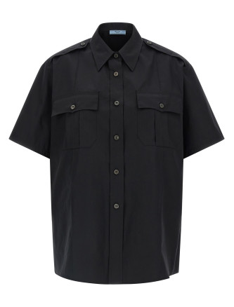 Рубашка, блузка PRADA Chinoshirt