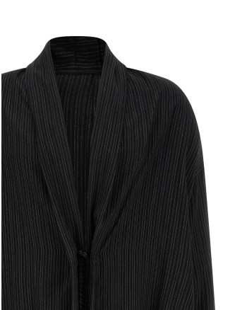 Повседневная куртка YOHJI YAMAMOTO 'Thin stripe' (HKJ45227BLACK1) #